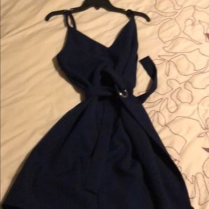 Adorable Navy Tie Dress